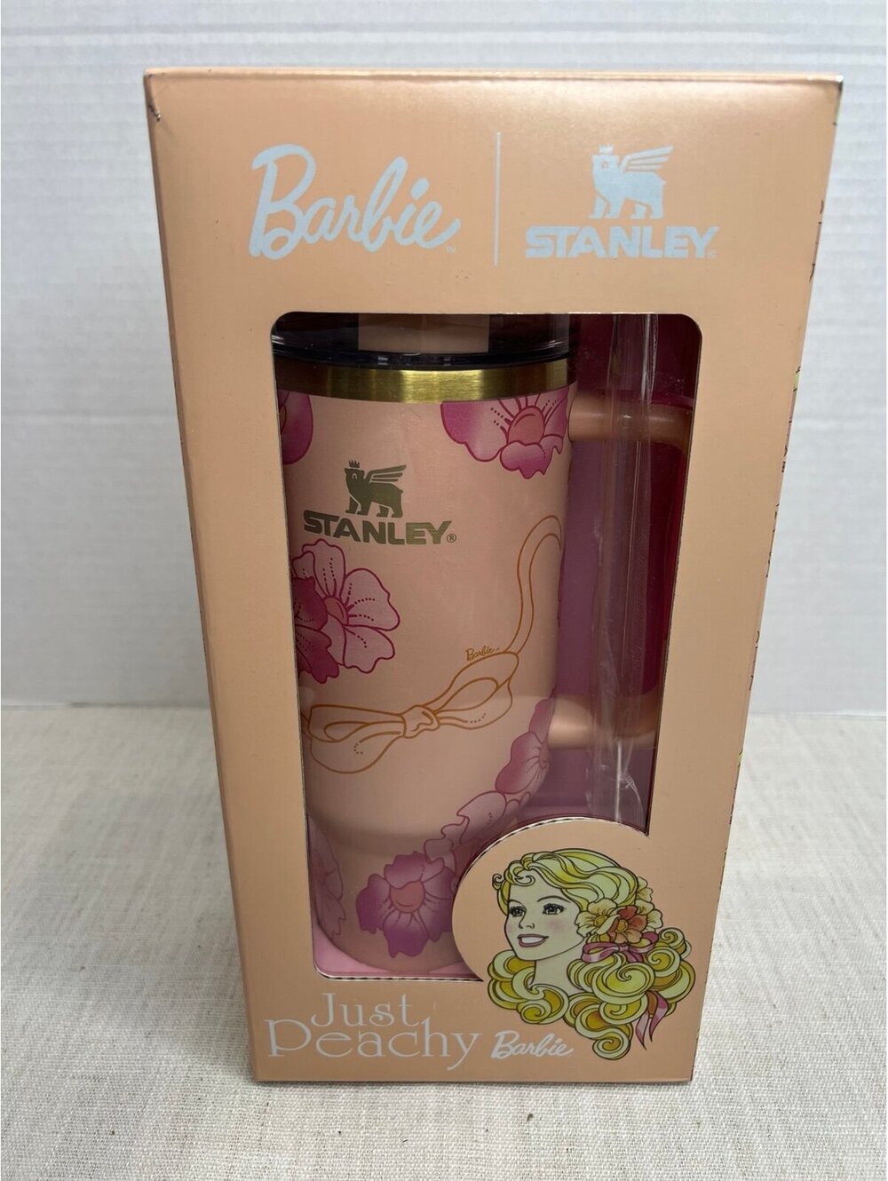 Stanley Barbie "Just Peachy" Tumbler 40 Oz